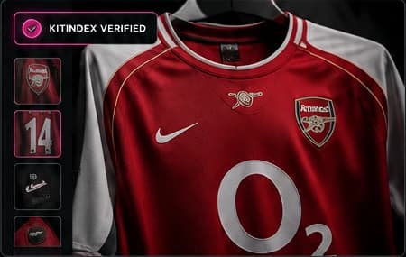 Football shirt details illustrating KitIndex documentation
